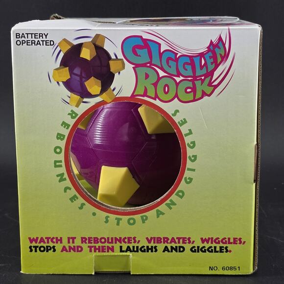 VTG Giggle'n Rock Toy The Bouncing Soccer Ball Laughs & Giggles New - Picture 4 of 6